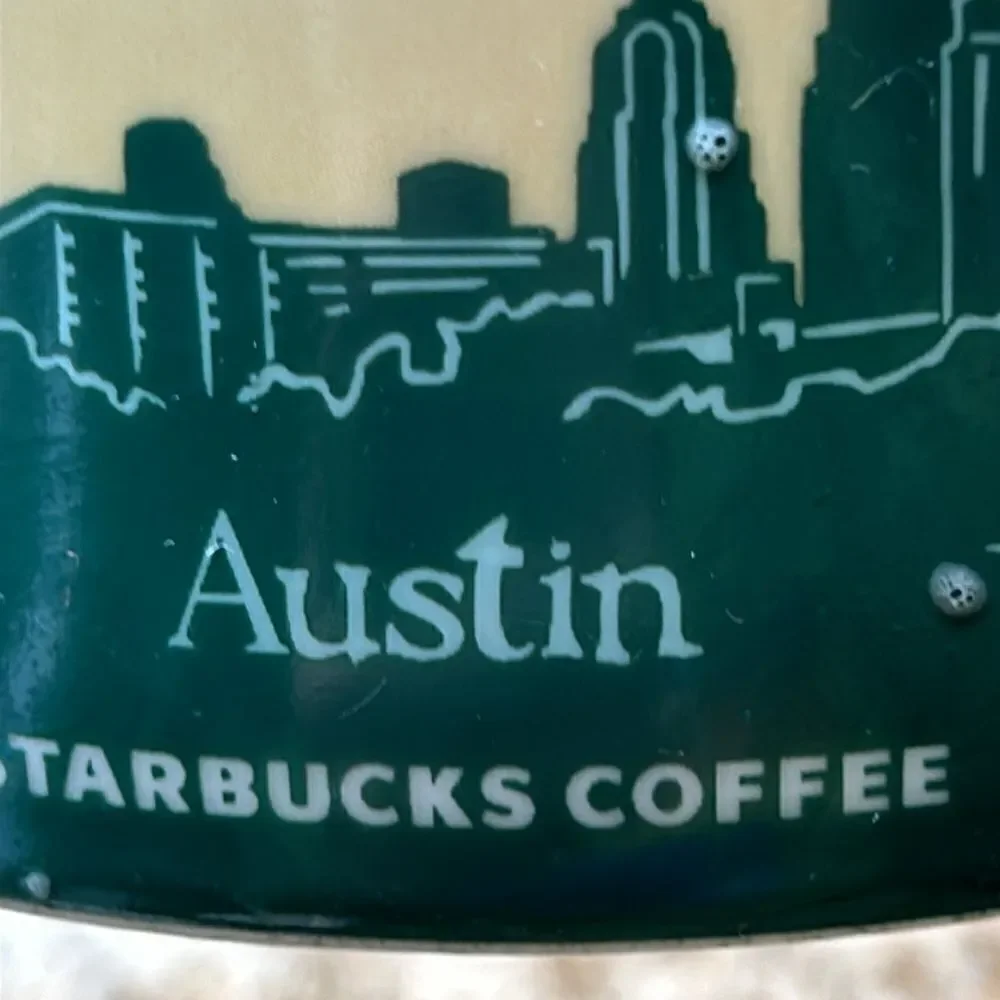 ☕️ Guitar🎸town Austin 2011 LtdEd. Star⭐️bucks Collector Series 16 oz ☕️